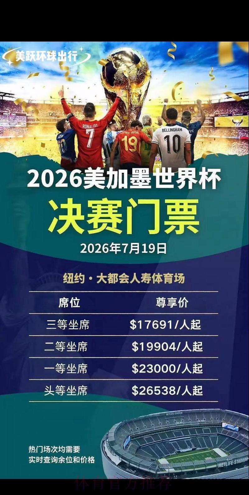 2026世界杯购票全攻略:带你畅享足球狂欢盛典 2026世界杯购票全攻略:带你畅享足球狂欢盛典